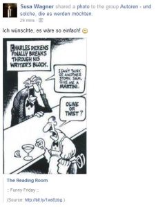 Charles Dickens Writer's Block